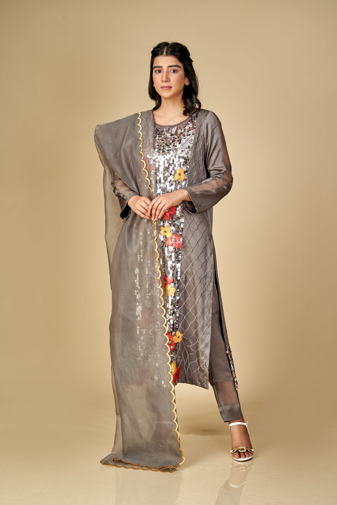 EMBROIDERED DUPATTA  S24-DP37