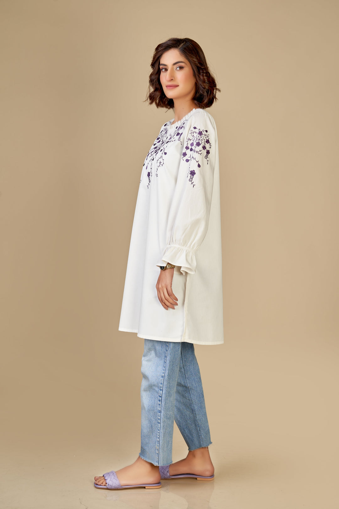 TUNIC (EMBROIDERED) S24-F54