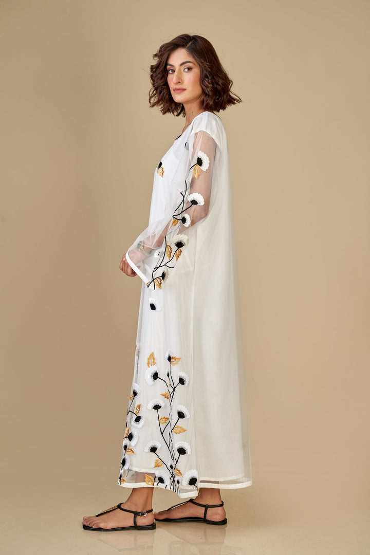 LONG DRESS (EMBROIDERED) S24-F53