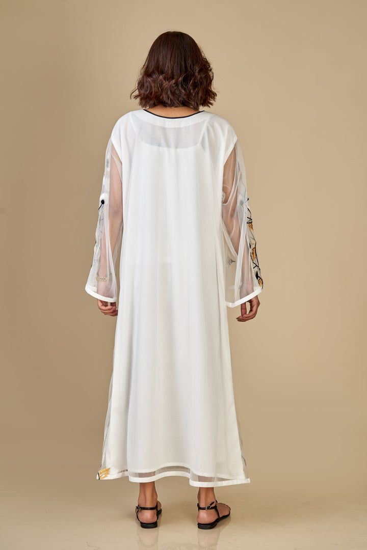LONG DRESS (EMBROIDERED) S24-F53