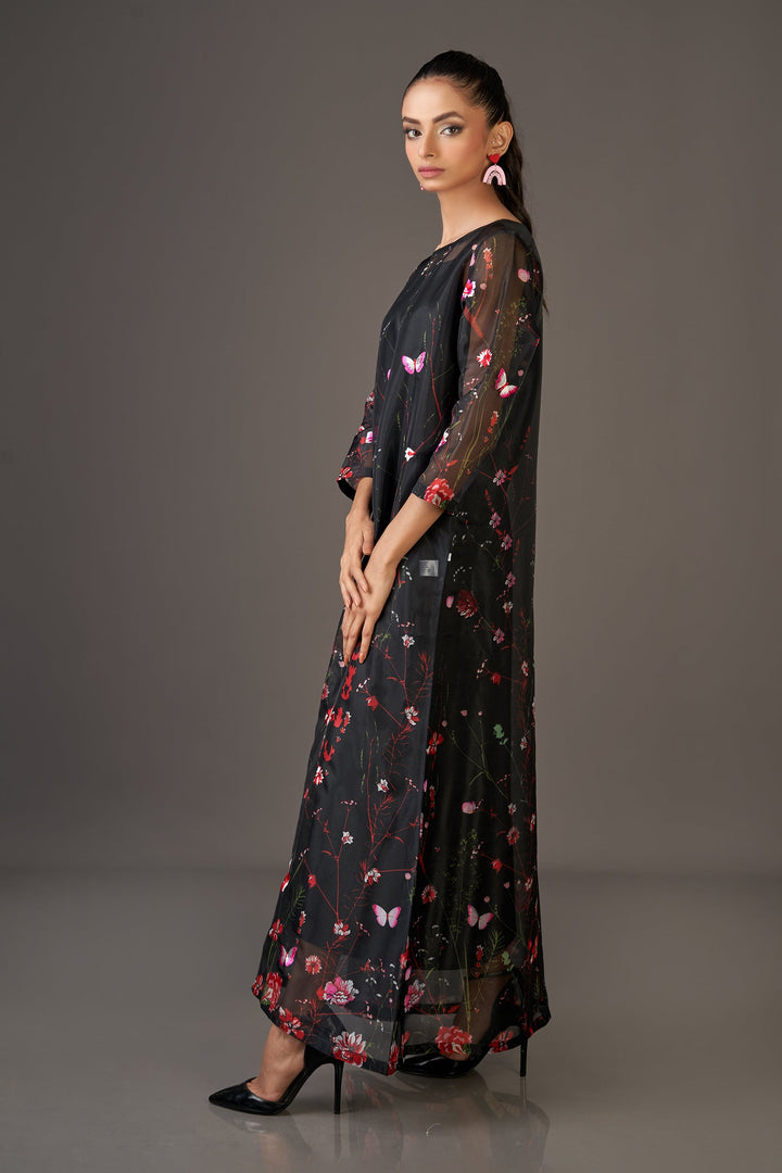 LONG FROCK (EMBROIDERED) S24-F105